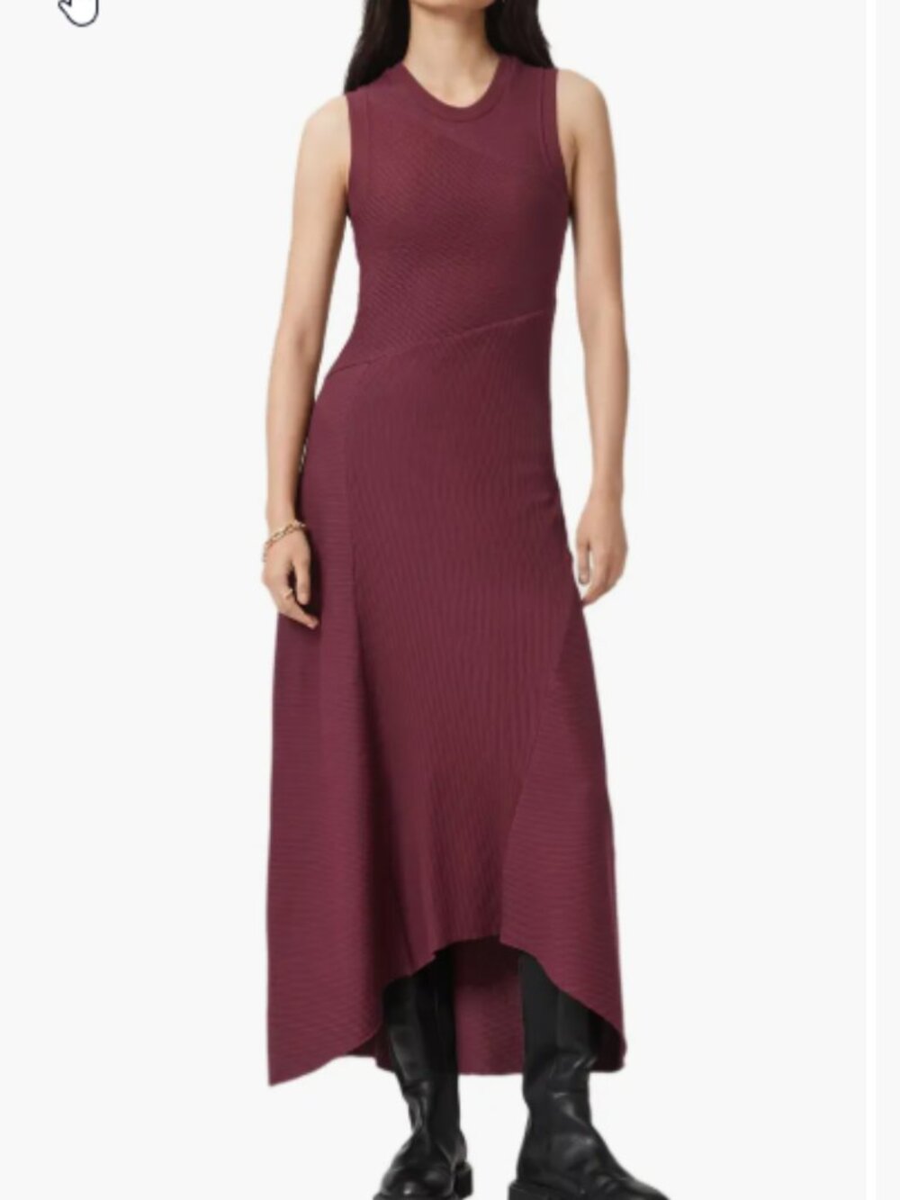 AllSaints Gia Sleeveless Maxi Dress